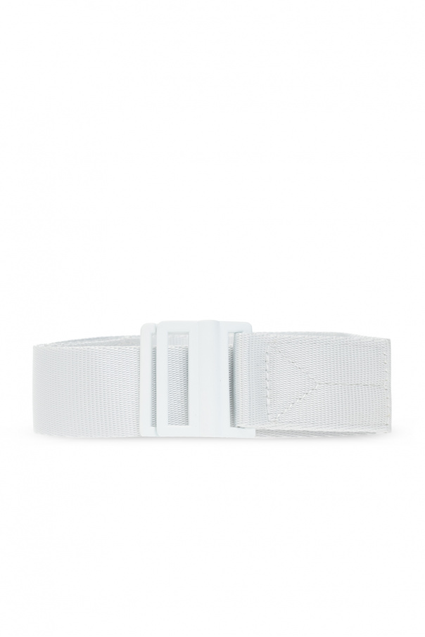 Y-3 Yohji Yamamoto ACCESSORIE UNISEX White belt with a raised logo from Y-3 Yohji Yamamoto