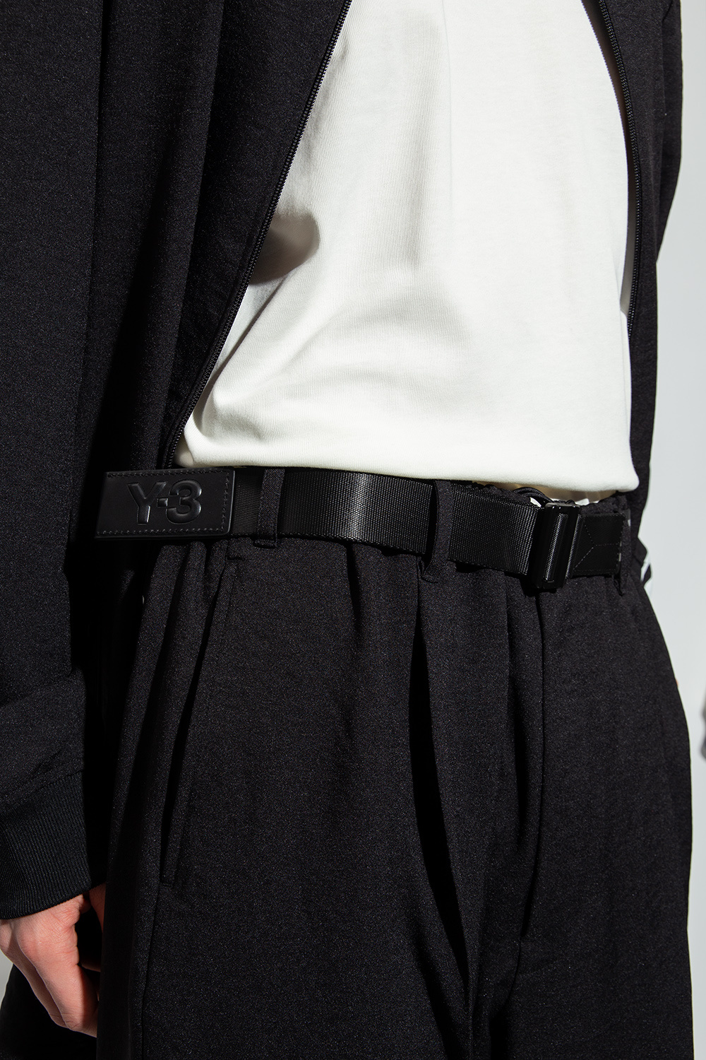 Y-3 Yohji Yamamoto Belt with logo | Men's Accessories | Vitkac