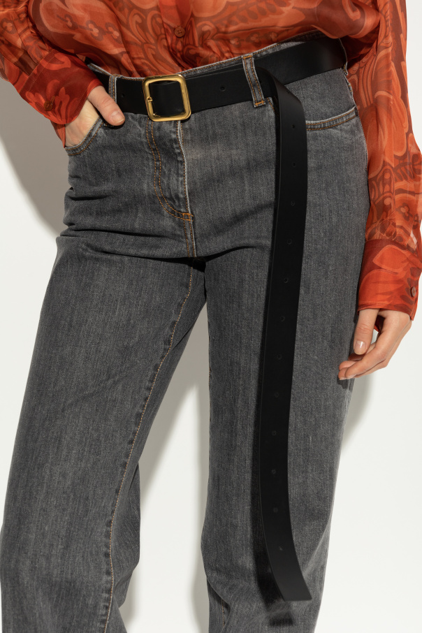 JIL SANDER Cinturón de cuero