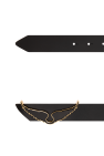 Zadig & Voltaire BLACK ‘Borderline’ leather belt
