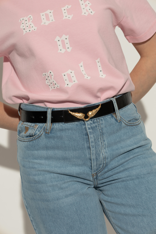 Zadig & Voltaire Leather belt "Rock"