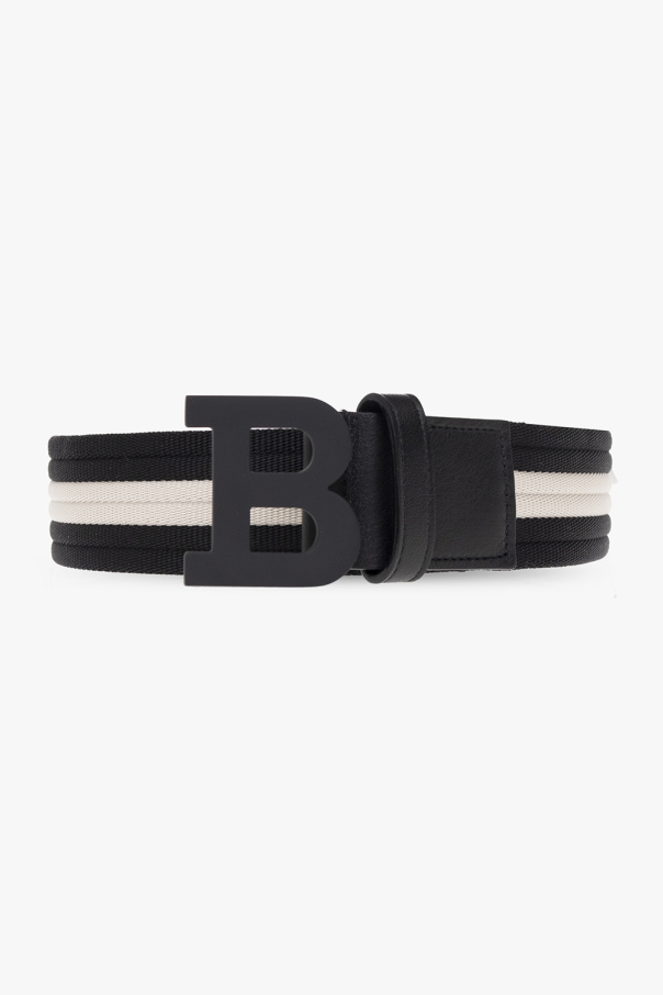 Bally Belt with logo buckle