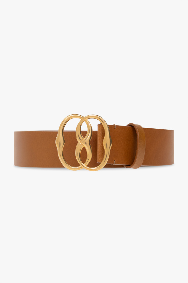 Bally Leather belt with logo