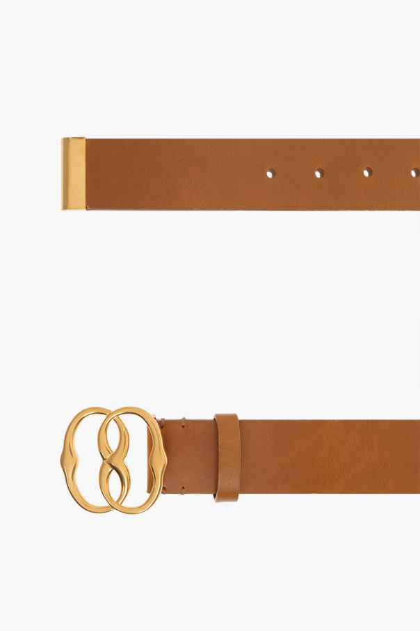 Bally Leather belt with logo