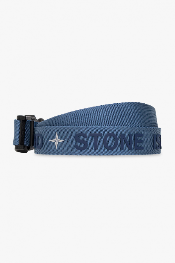 Stone Island BLUE Belt with logo