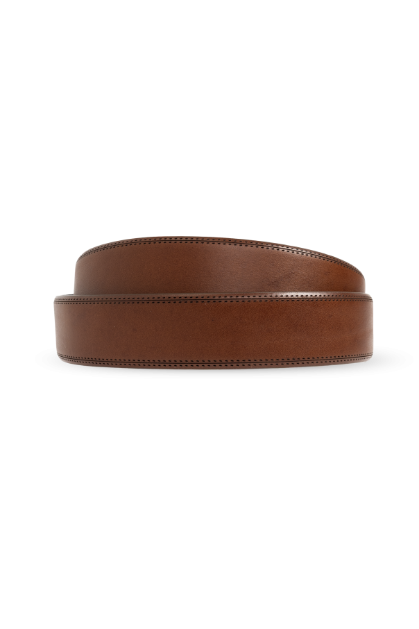 Max Mara Cinturón de cuero "Esodo"