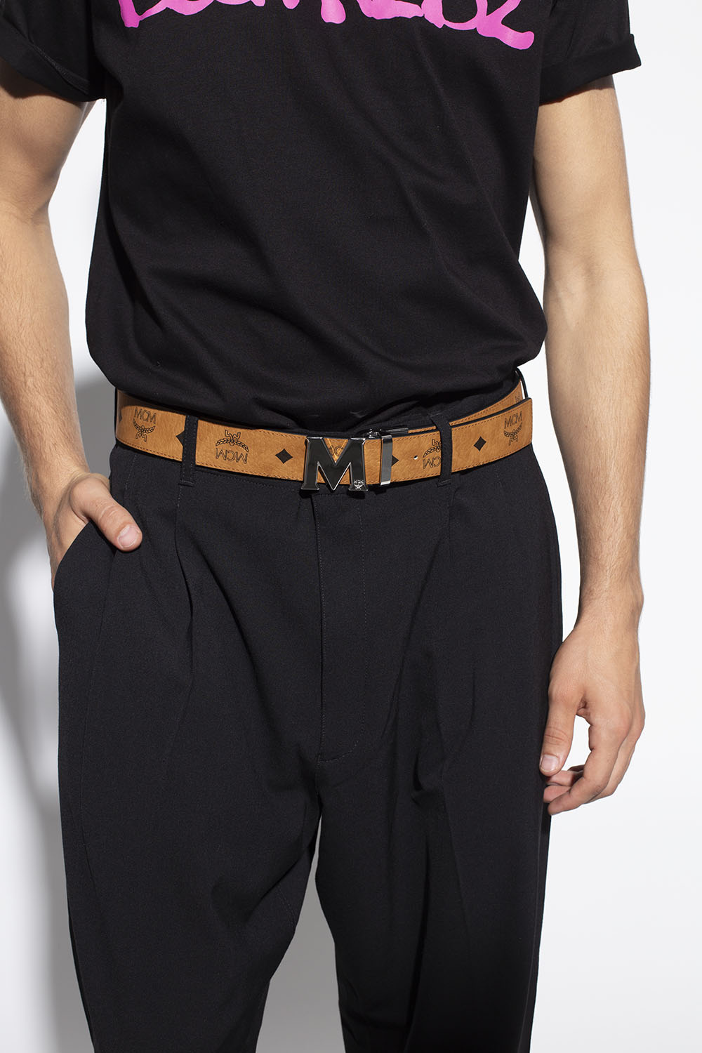 MCM Belt with logo