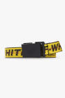 Off-White Kids YELLOW Belt with logo