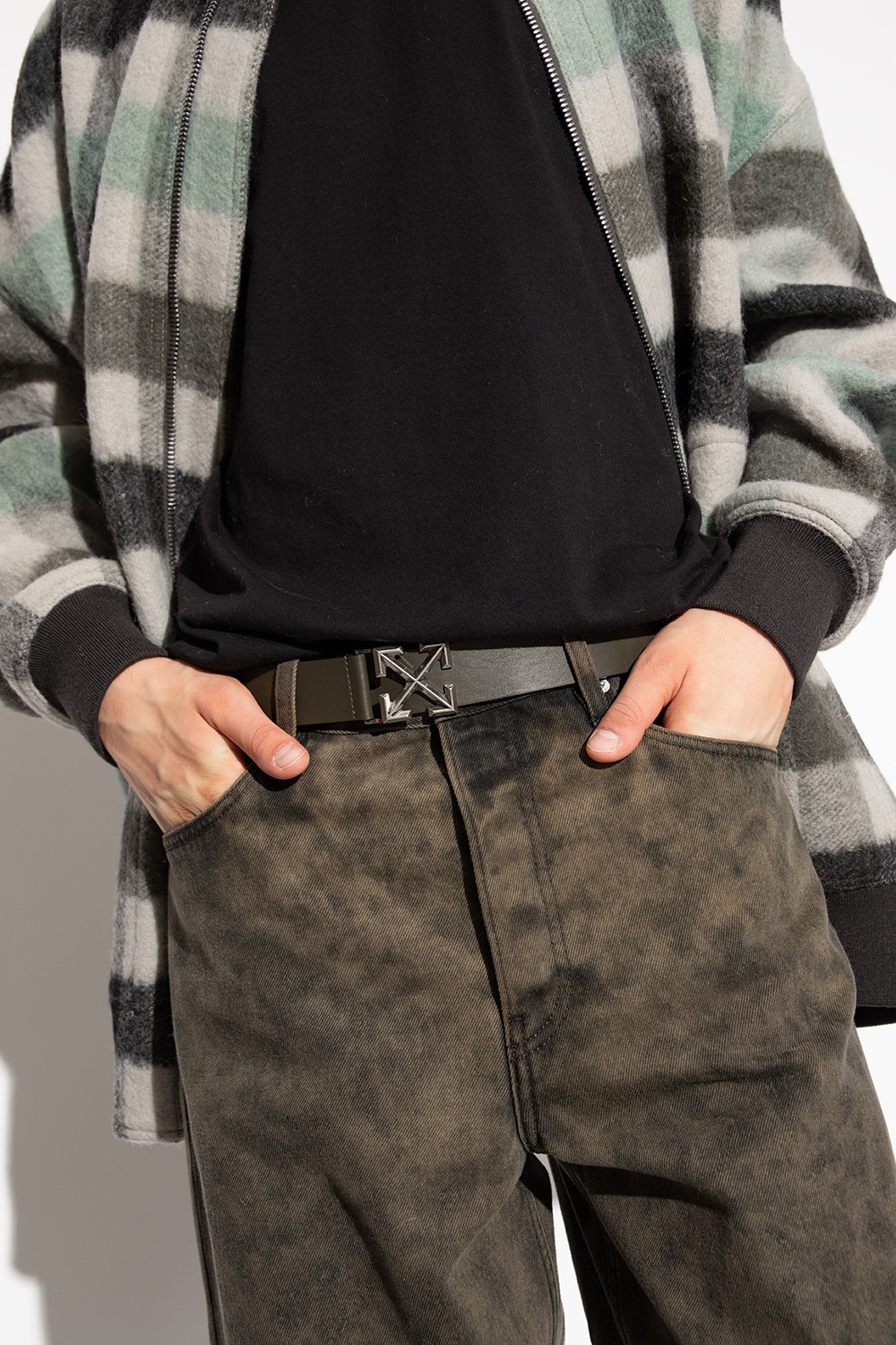 Off-White Leather belt