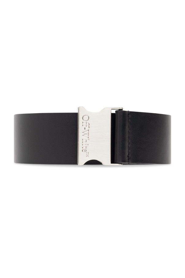 Leather belt with logo od Off-White