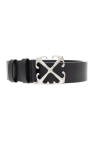 Off-White Leather belt with logo