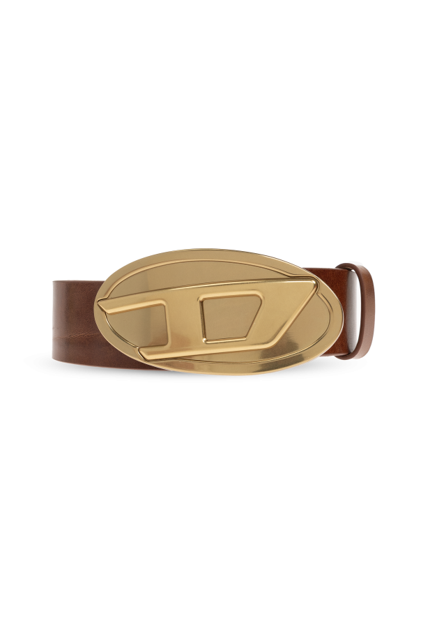 Leather belt ‘OVAL D LOGO’ od Diesel