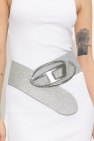 Diesel SILVER ‘OVAL D LOGO B-1DR’ belt