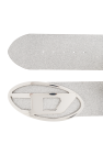 Diesel SILVER ‘OVAL D LOGO B-1DR’ belt