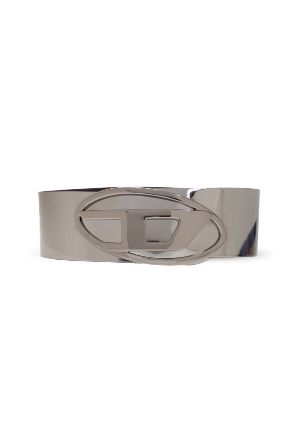 Diesel ‘OVAL D LOGO B-1DR’ wide belt with logo