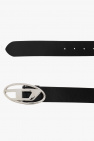 Diesel BLACK ‘OVAL D LOGO B’ belt