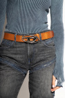 Diesel BROWN ‘OVAL D LOGO B’ belt