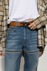 Diesel BROWN ‘OVAL D LOGO B’ belt