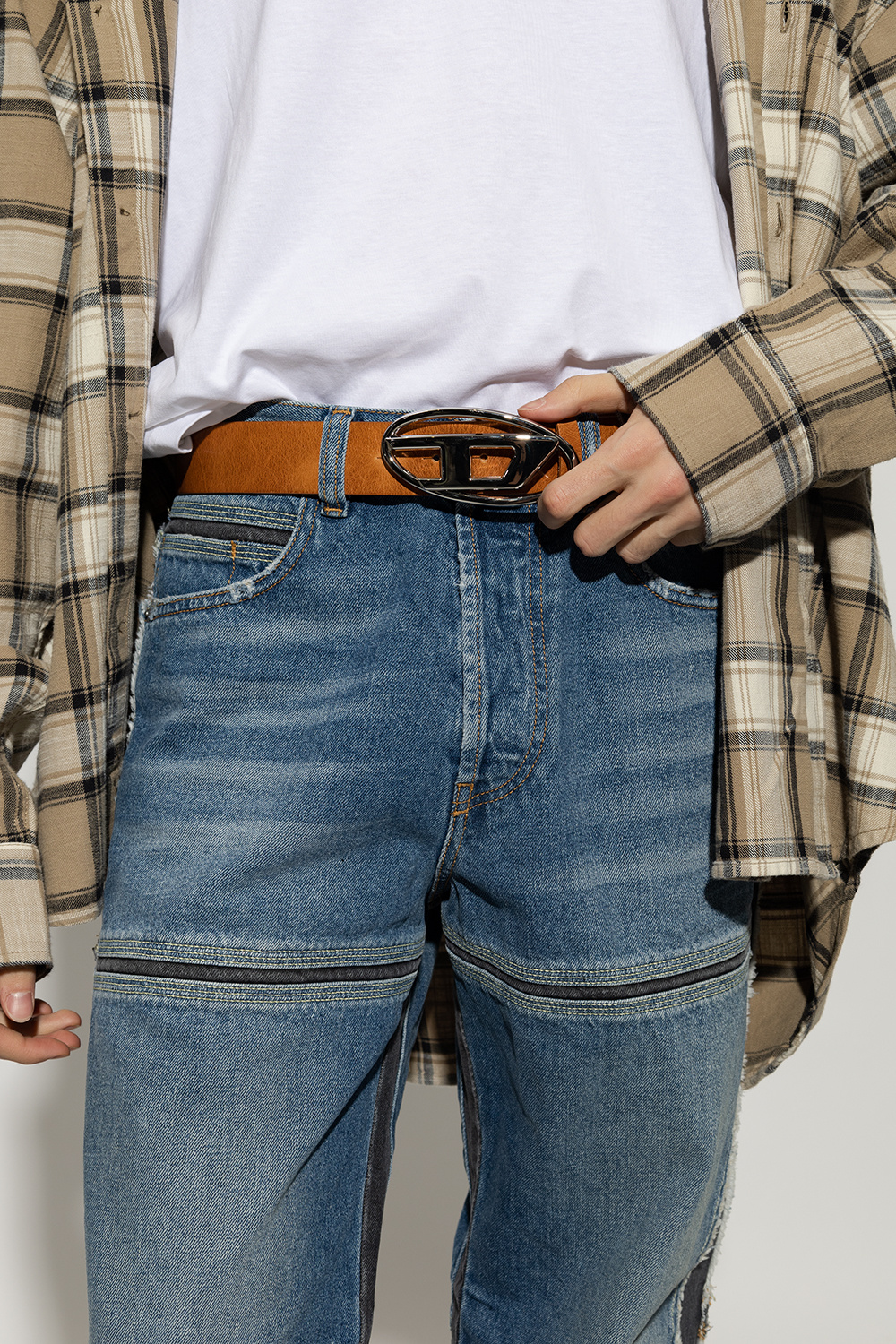 Diesel ‘OVAL D LOGO B’ belt