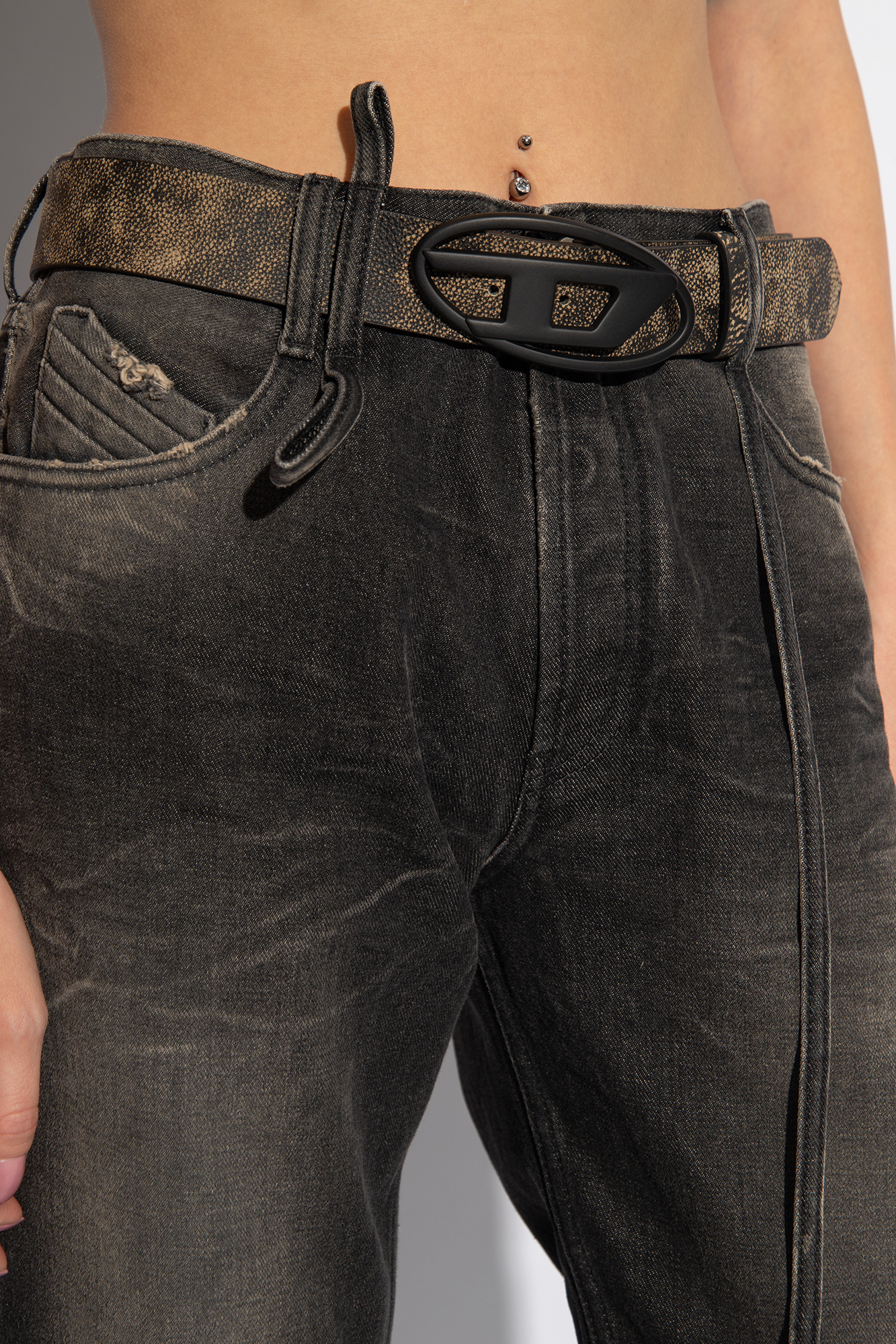 Diesel ‘OVAL D LOGO B-1DR’ belt