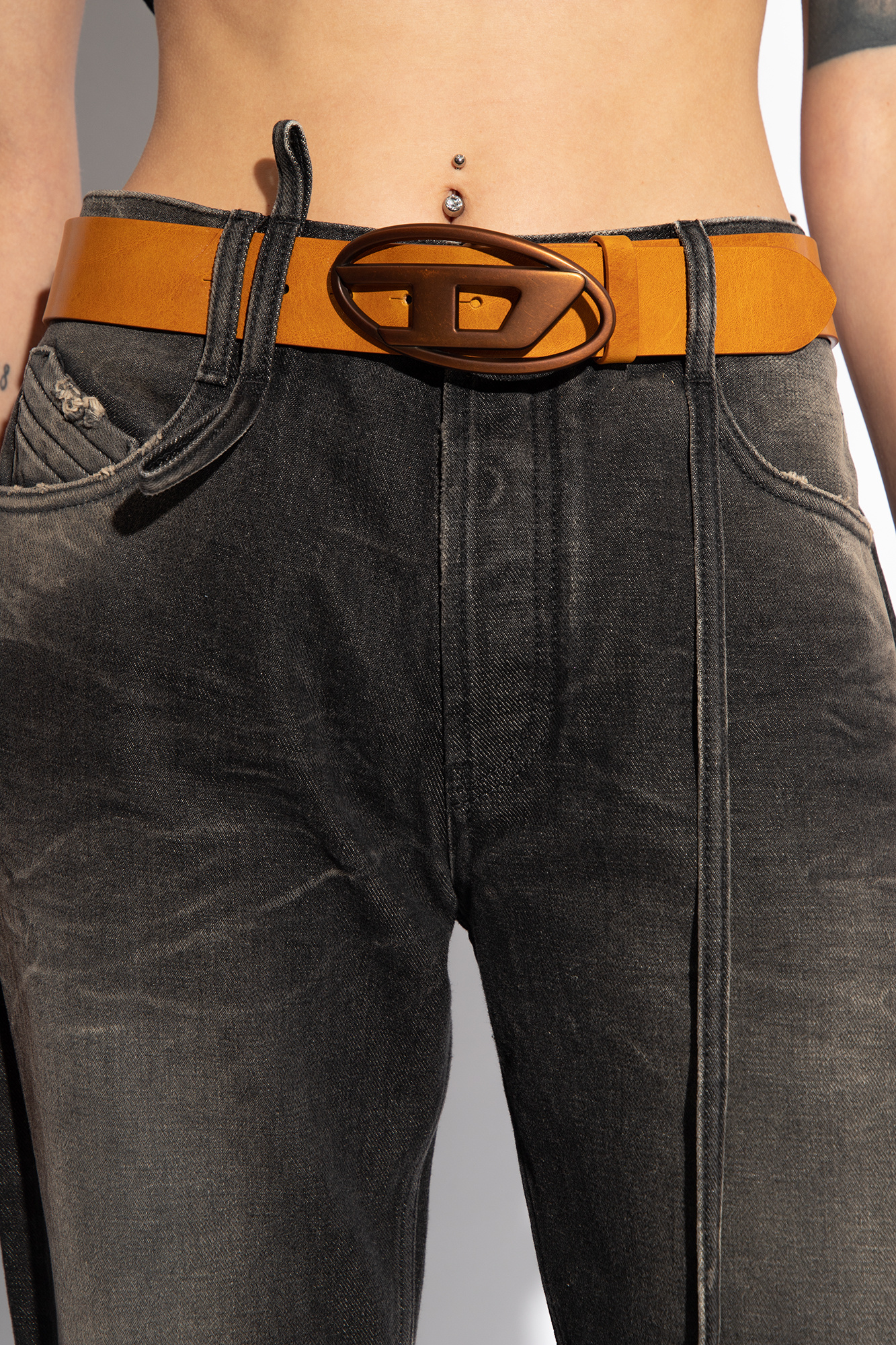 Diesel ‘OVAL D LOGO’ belt