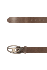 Diesel BROWN Belt OVAL D LOGO