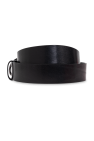 Diesel BLACK Belt OVAL D LOGO B