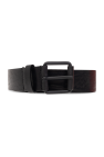 Diesel ‘OVAL D LOGO B-1DR’ belt with three pouches