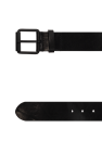 Diesel ‘OVAL D LOGO B-1DR’ belt with three pouches