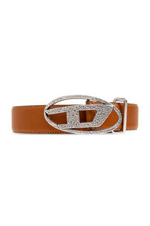 Cinturón de cuero ‘OVAL D LOGO’