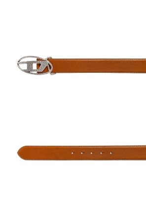 Diesel Leather belt ‘OVAL D LOGO’