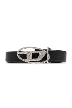 Leather belt "OVAL D LOGO"