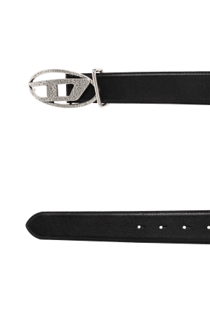 Diesel Leather belt "OVAL D LOGO"