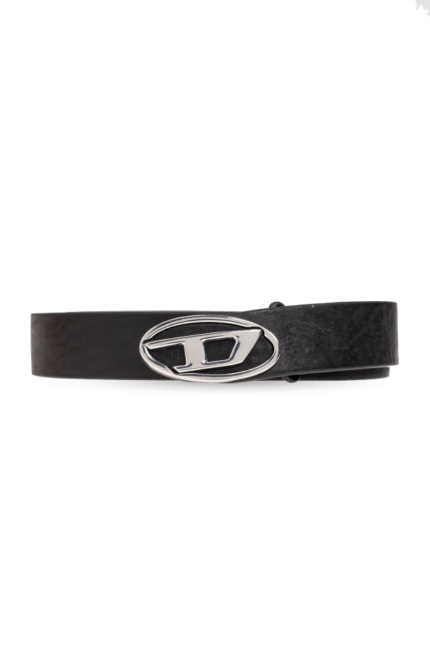 Diesel ‘OVAL D LOGO B-1DR-LAYER’ leather belt