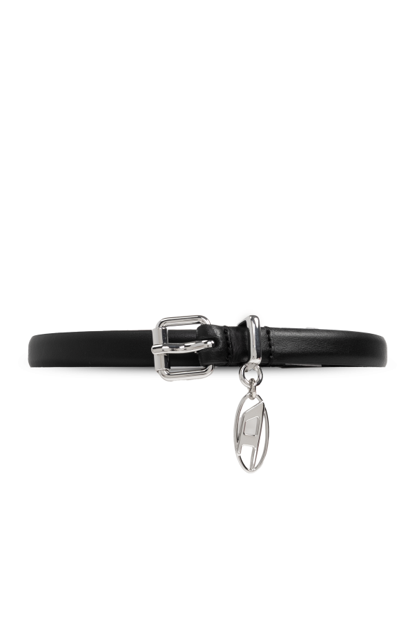 Leather belt ‘OVAL D LOGO’ od Diesel