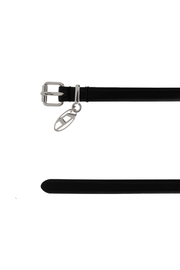 Diesel Cinto de couro ‘OVAL D LOGO’