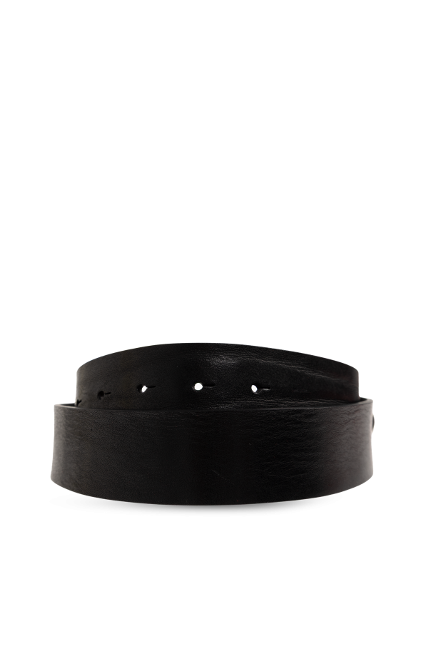 Diesel Leather belt "OVAL D LOGO"