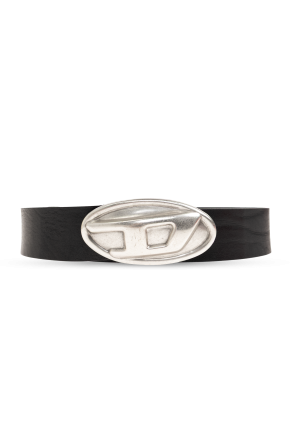 Leather belt "OVAL D LOGO"