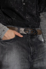 Diesel BROWN Reversible belt with logo