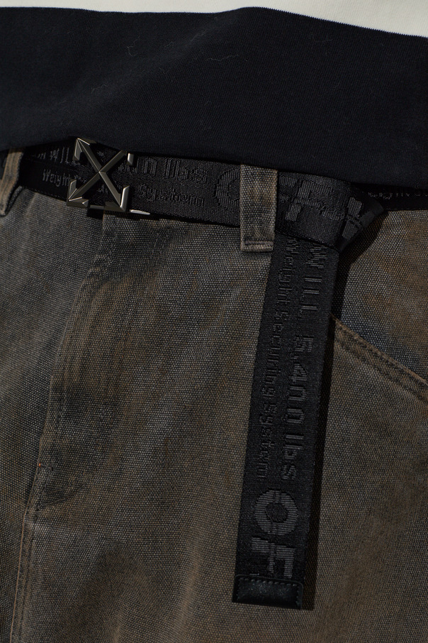 Off-White Cinto com logótipo