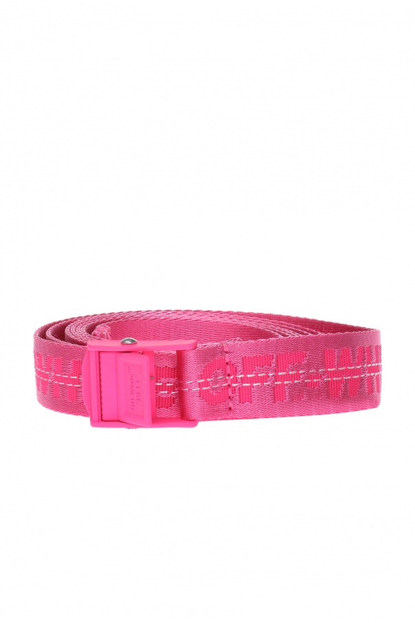 off white fuchsia belt