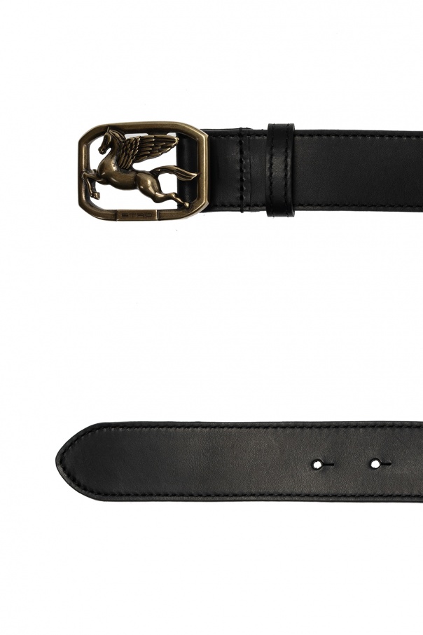 Etro Logo buckle belt