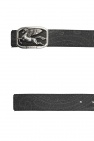Etro GREY Branded belt