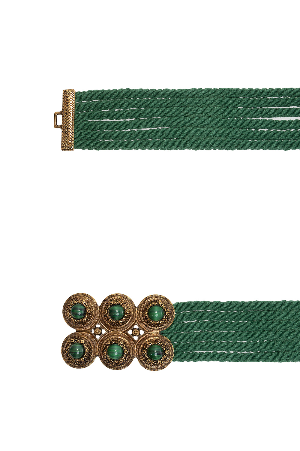 Etro Knitted buckle belt