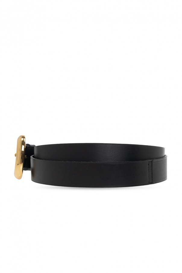 Etro Leather belt with logo