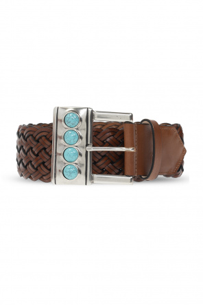Leather belt from the ‘crown me’ collection od Etro