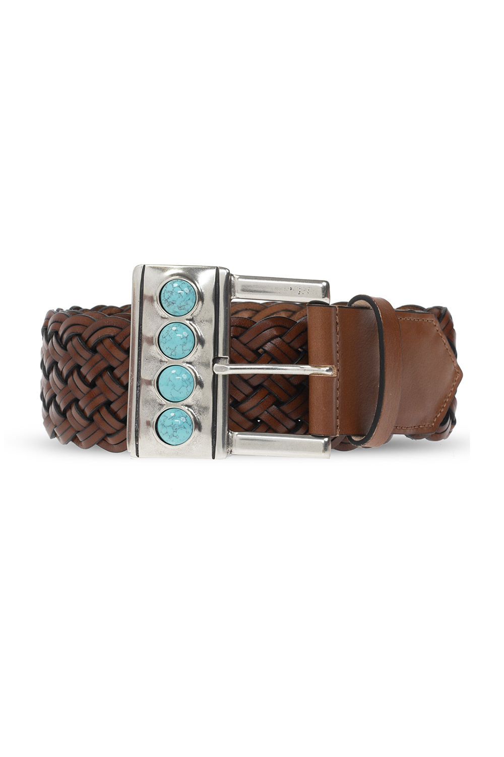 Etro Leather belt from the ‘Crown Me’ collection