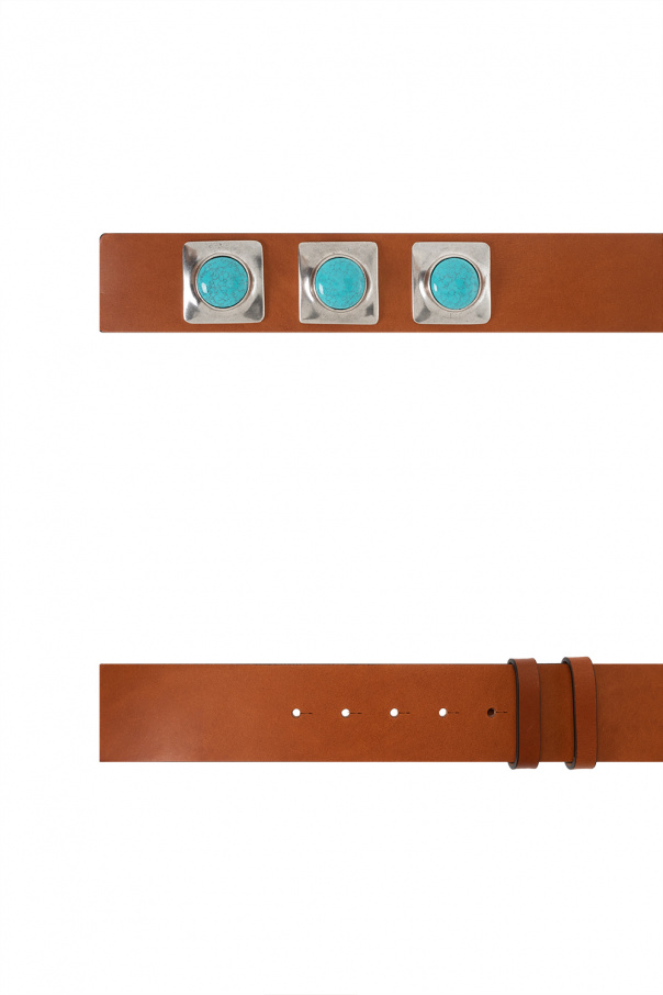 Etro Leather belt from the ‘Crown Me’ collection