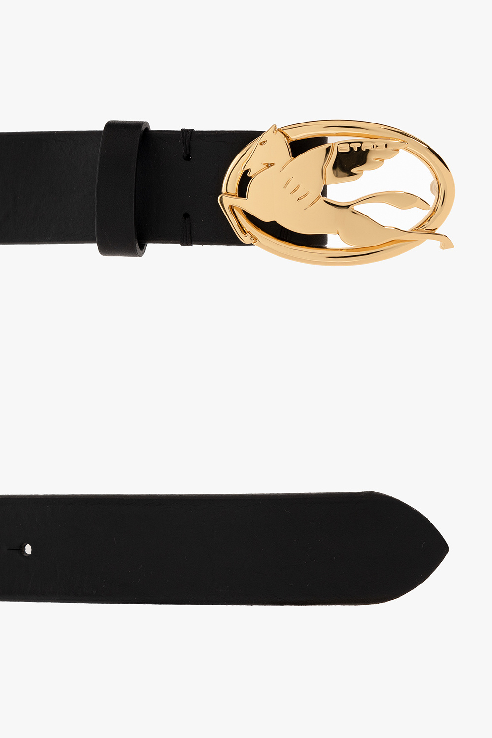 Etro Leather belt with logo