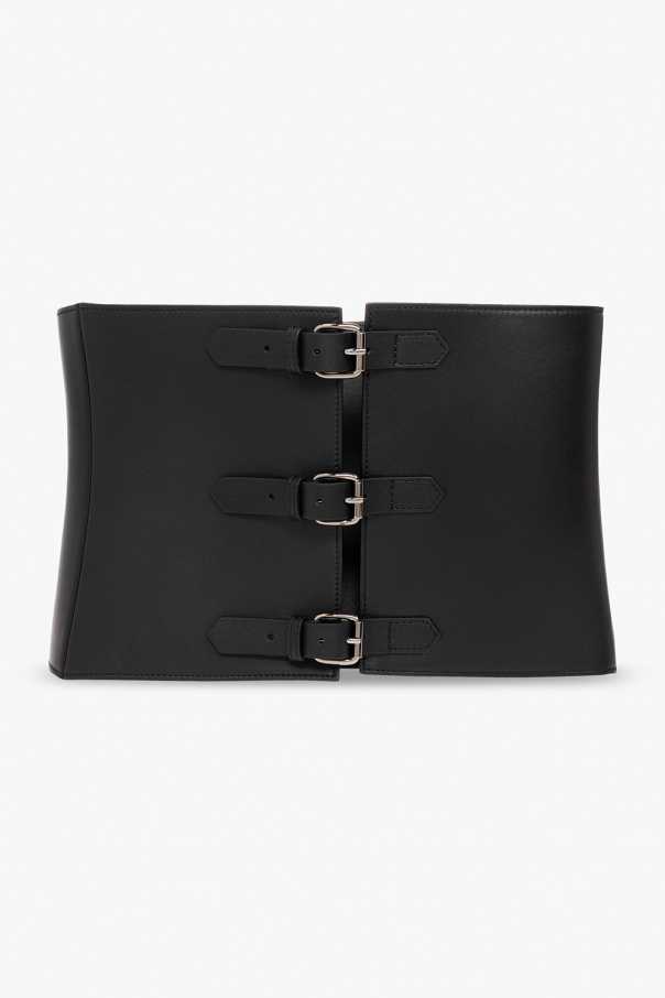 Etro Leather waist belt